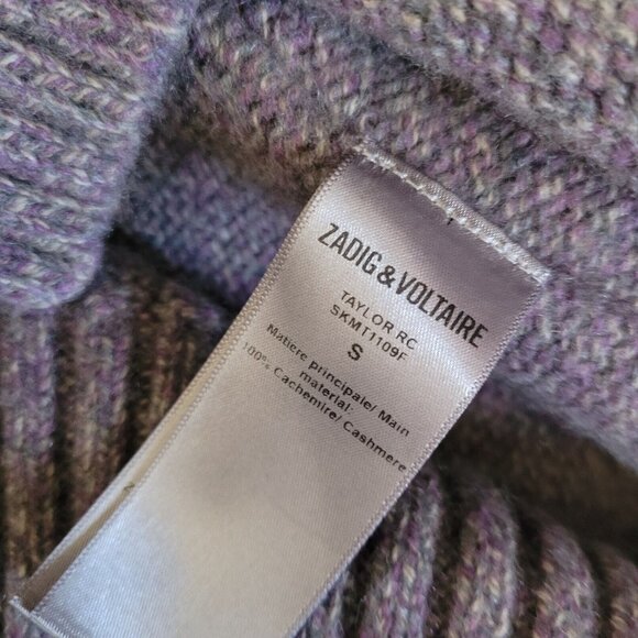 Zadig & Voltaire Womens Taylor 100% Cashmere V Neck Sweater. Small. EUC. - Picture 6 of 13
